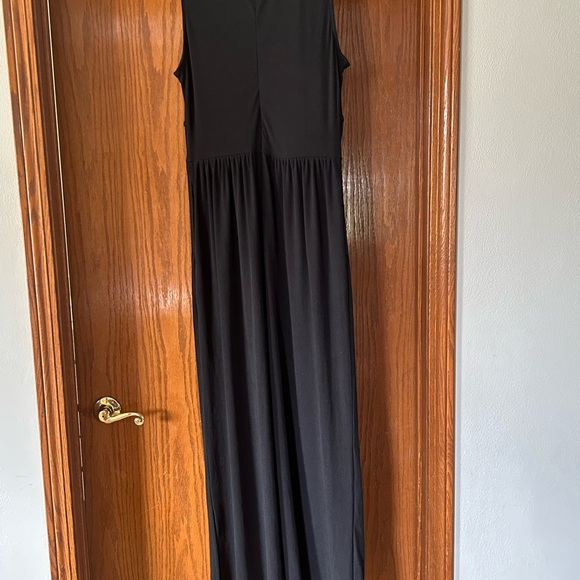 Elegant Black Sleeveless jumpsuit - Picture 4 of 12